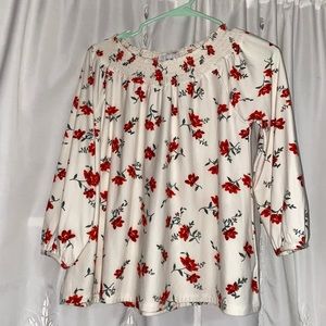 Off the shoulder kids shirt